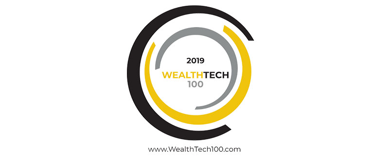 Wealth Tech 100 2019 Badge